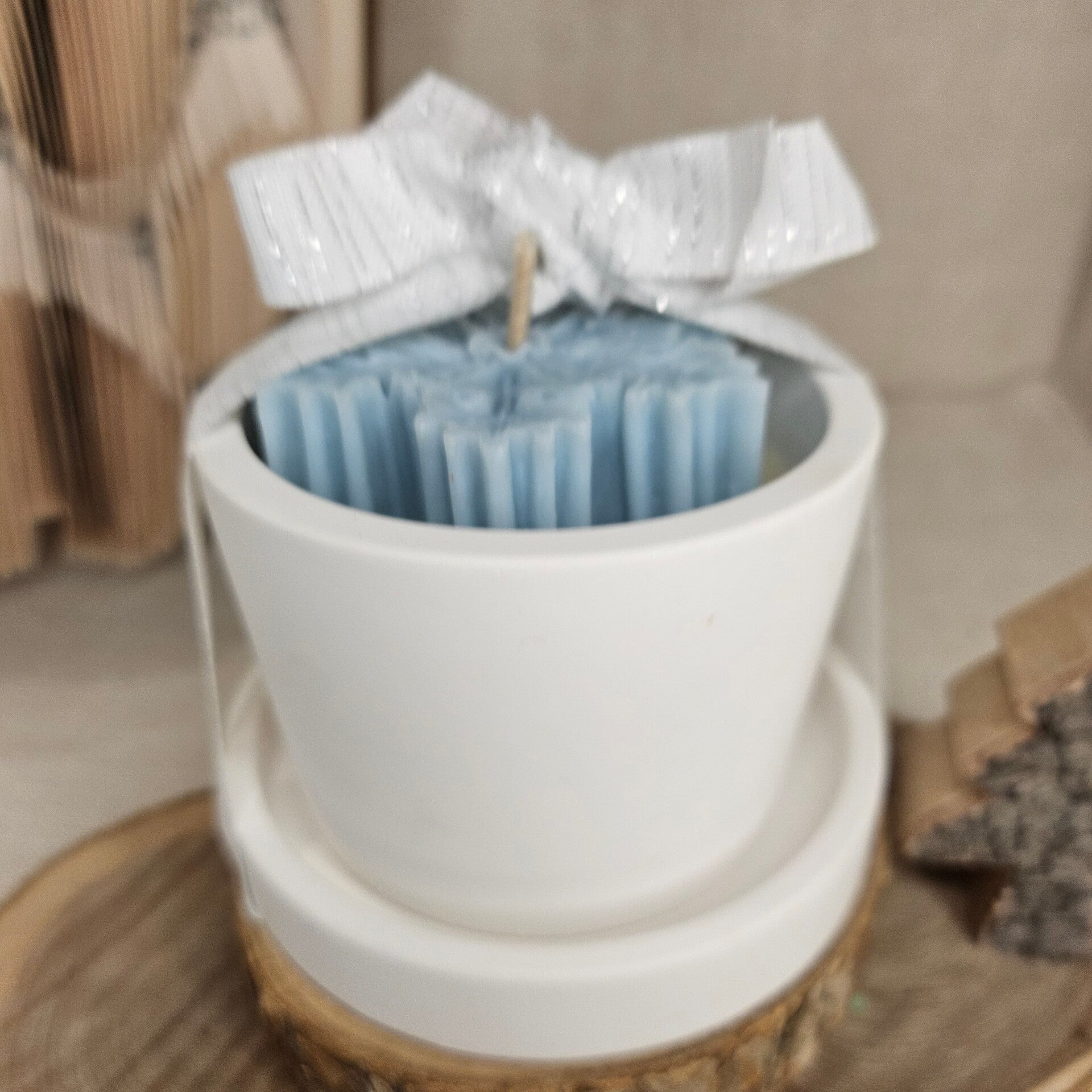 Bougie "Flocon" Poudre de perlimpinpin