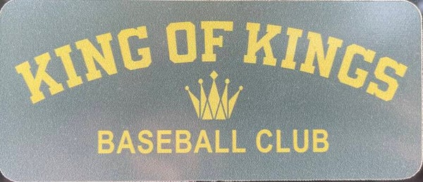 King of Kings Baseball Club Window Sticker