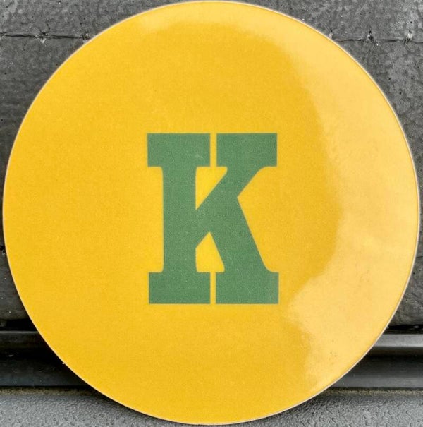 King of Kings Baseball Club Small "K" Sticker