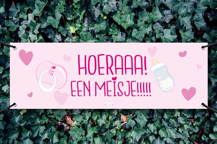 Geboortespandoek Meisje