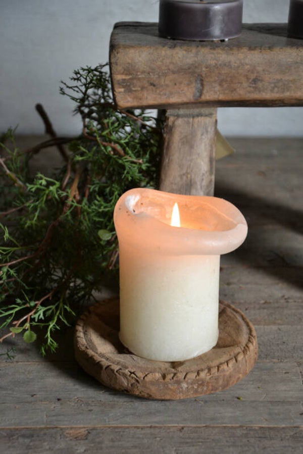 Oude houten potjes