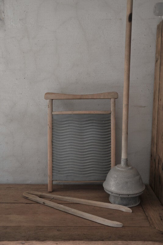 Oude wasstamper