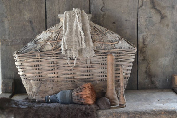 Authentieke houten spoel