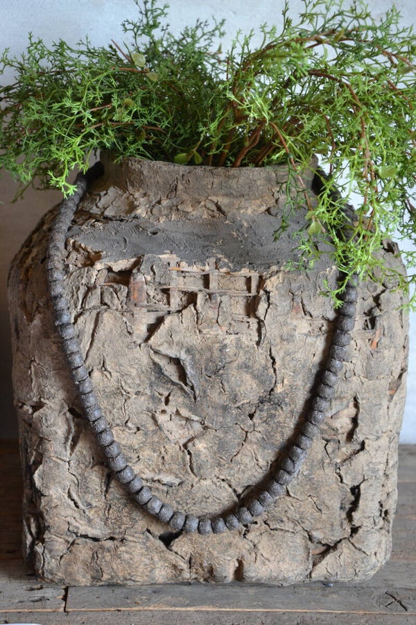 Donkergrijze kralenketting