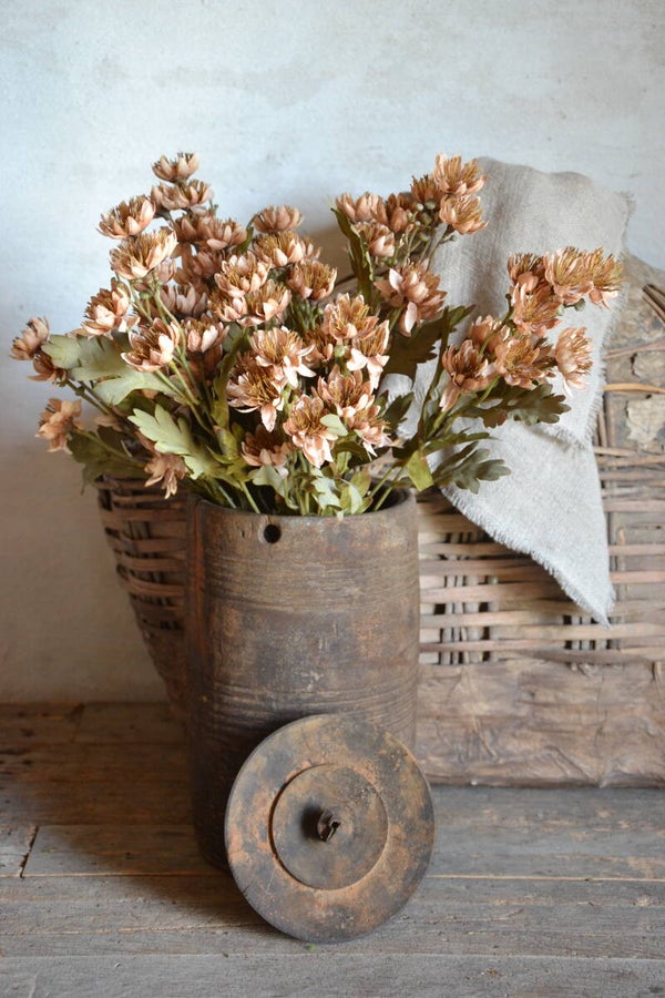 Zijden kunsttak chrysant