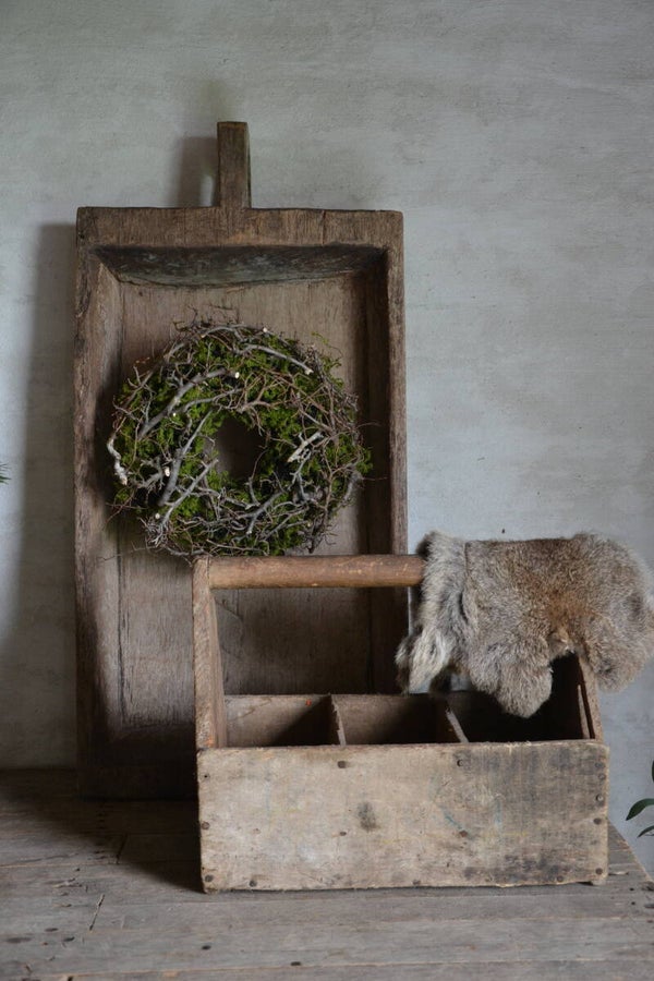 Oude authentieke houten bak