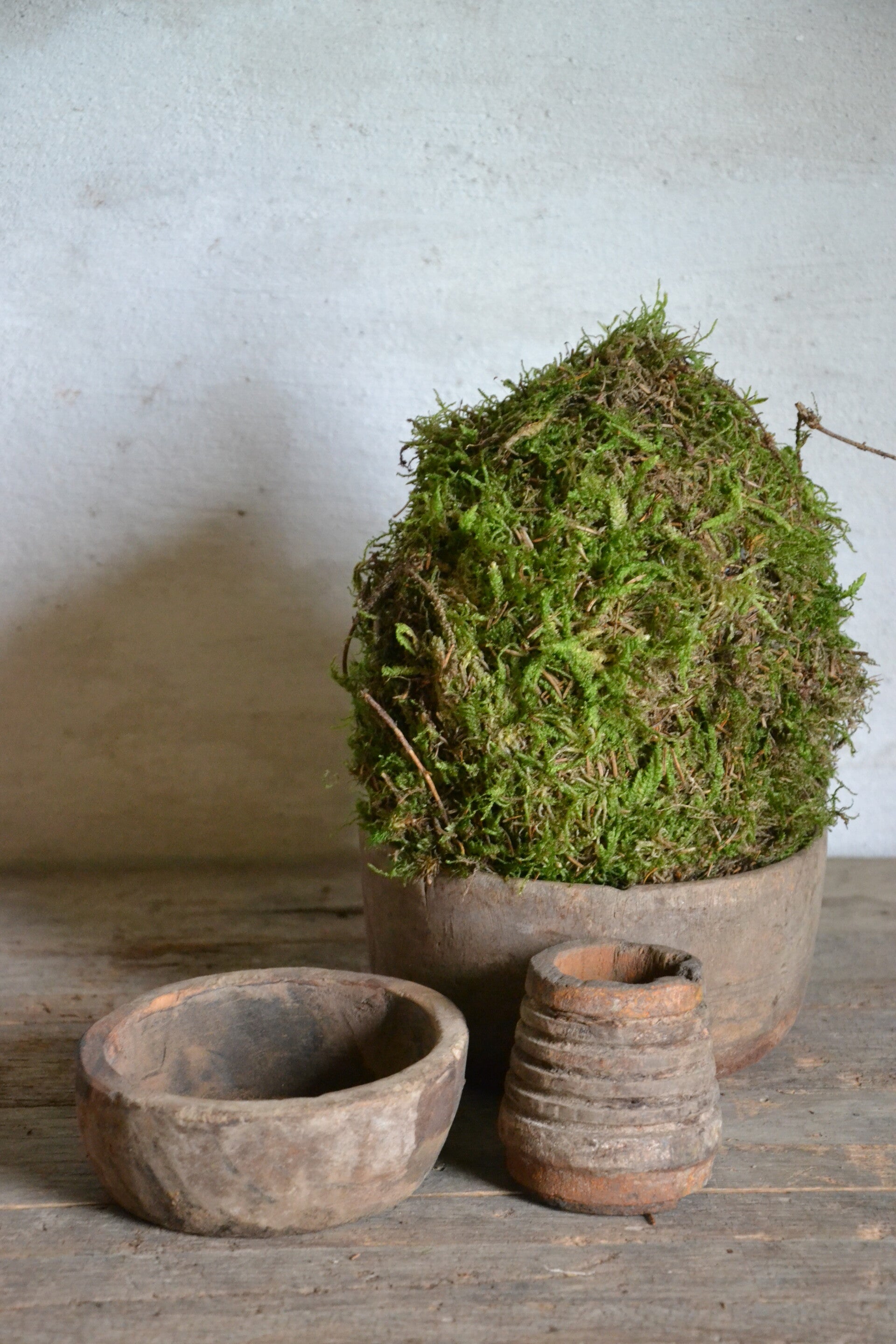 Oud houten potje