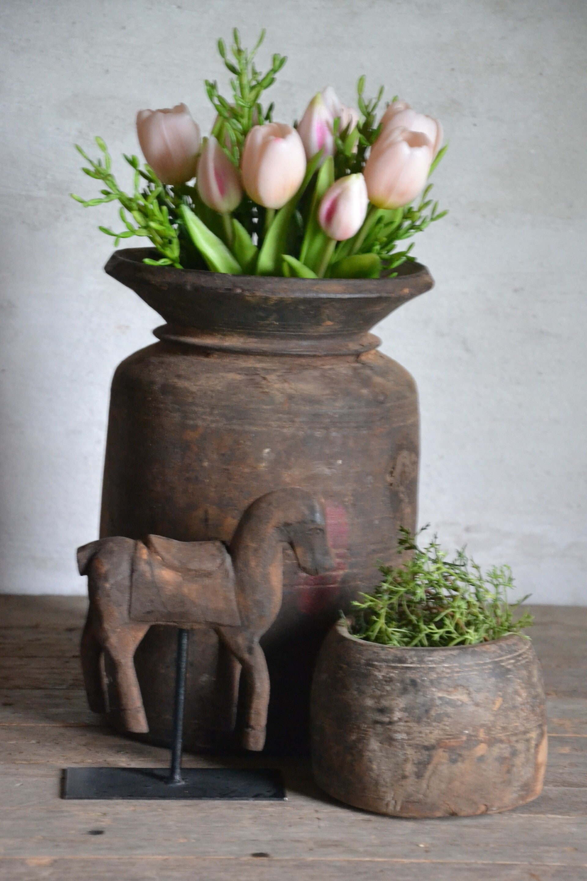 Kunst tulpen roze