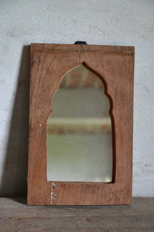 Prachtig houten spiegeltje