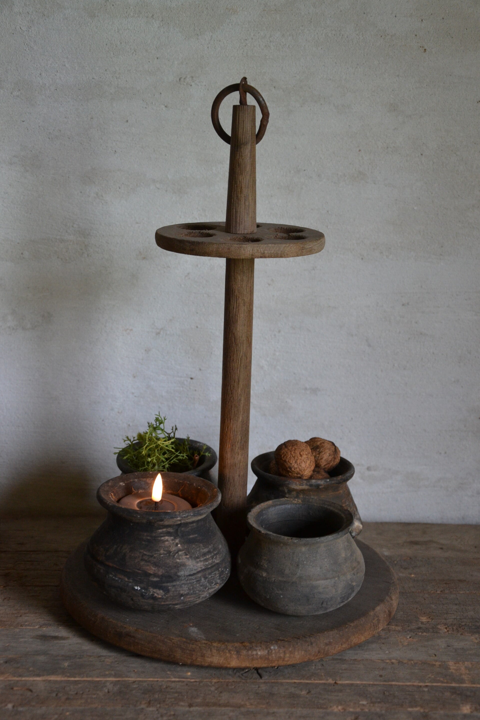 Oude etagère