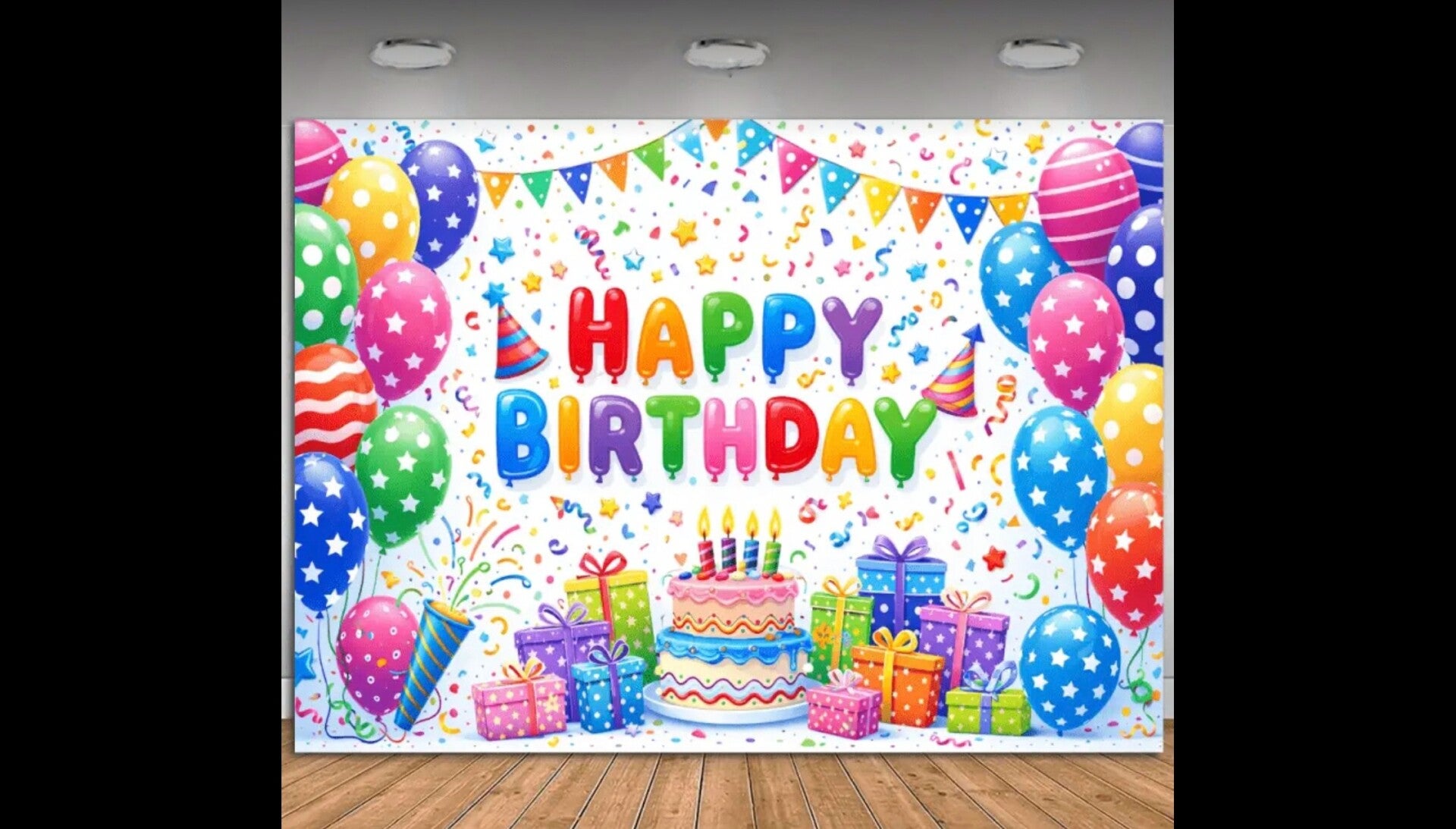 Bannière Happy Birthday