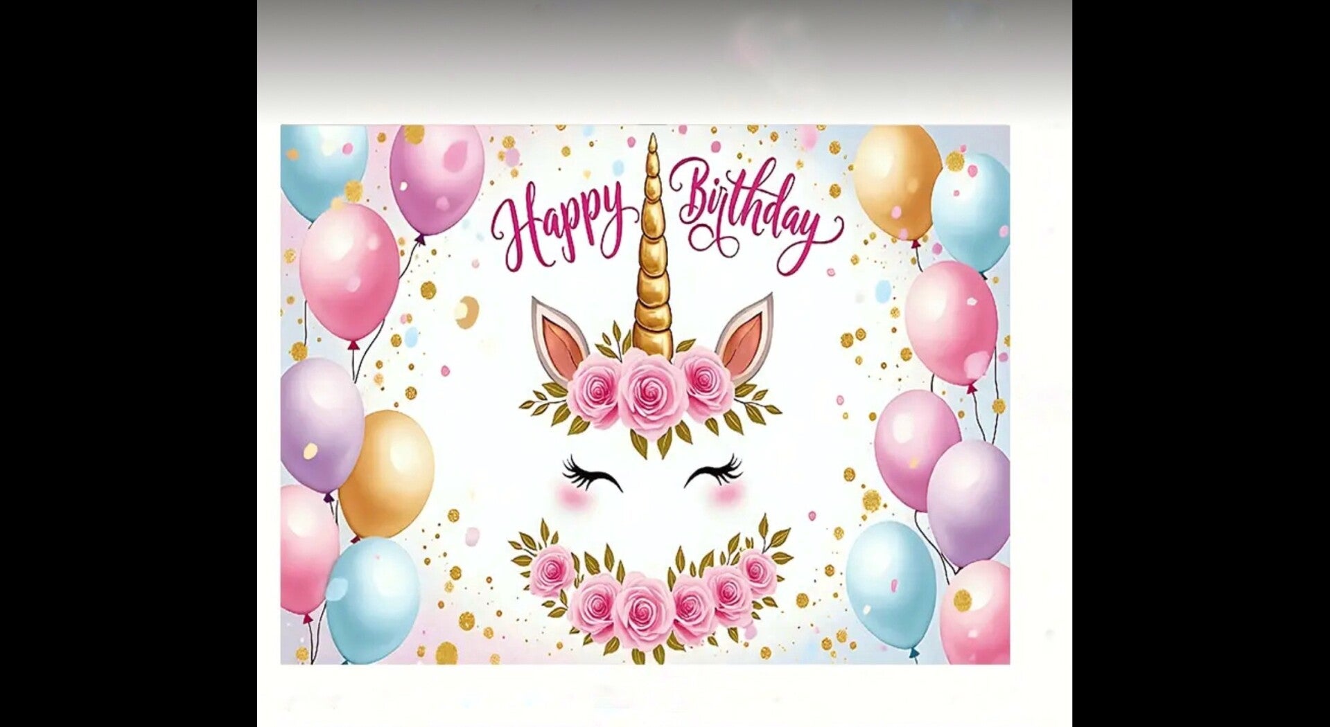 Bannière licorne