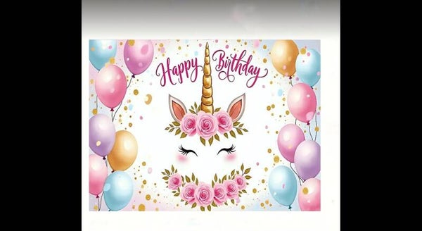 Bannière licorne