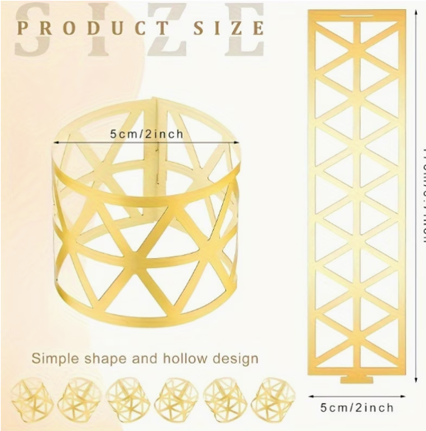 Rond de serviette triangle