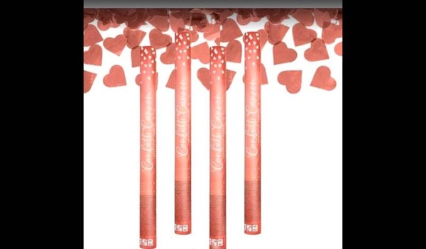 Confettis coeur or rose
