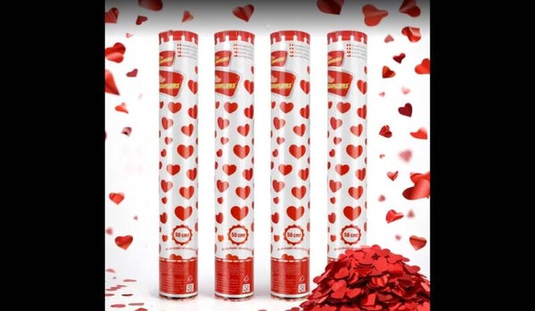 Confettis coeur rouge