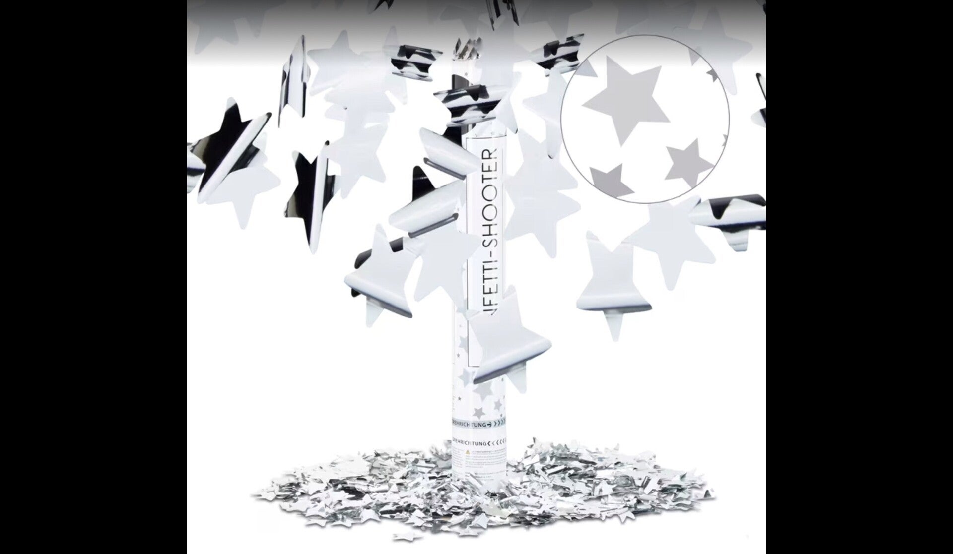 Confettis étoile argent