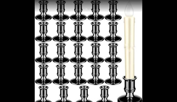 Bougeoir mini noir