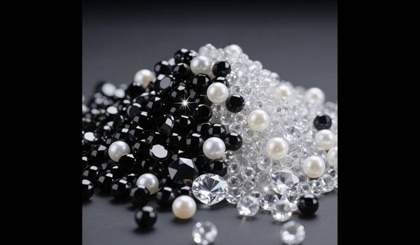 Perle noire et blanche