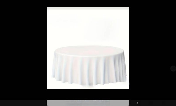 Nappe en plastique blanc