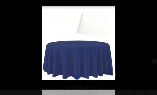 Nappe plastique bleu marine