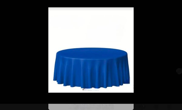 Nappe plastique bleu royal