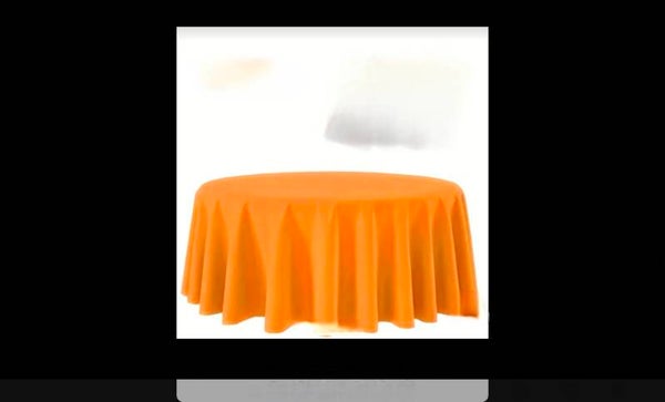 Nappe plastique orange