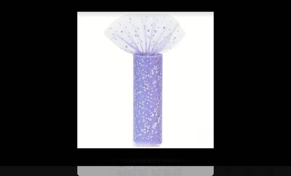 Tulle paillettes violet clair