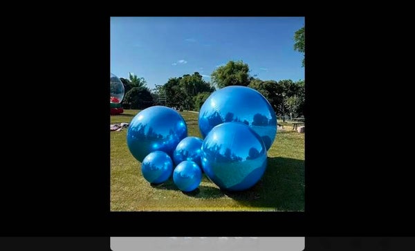 Ballons géants bleu