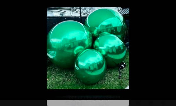 Ballons géants vert