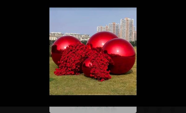 Ballons géants rouge