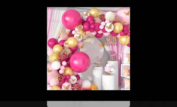 Ballons magenta