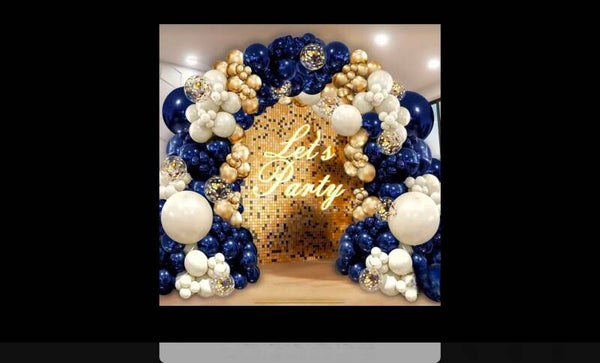 Ballons bleu marine