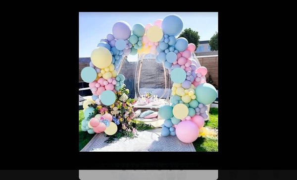 Ballon arche pastel