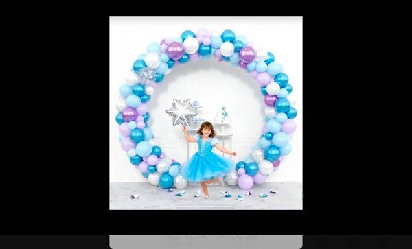 Ballon arche neige