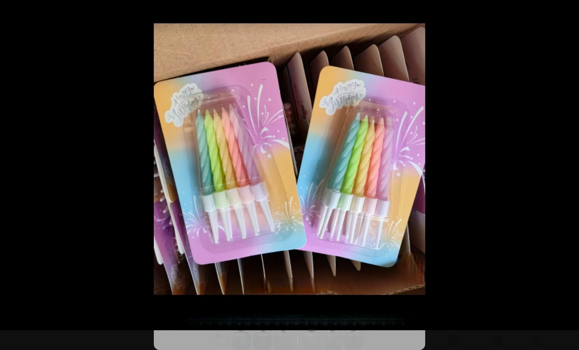 Bougie pastel