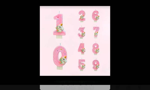 Bougie licorne