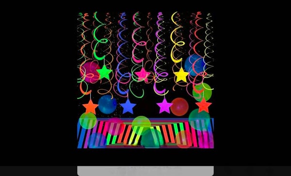 Tourbillons fluo