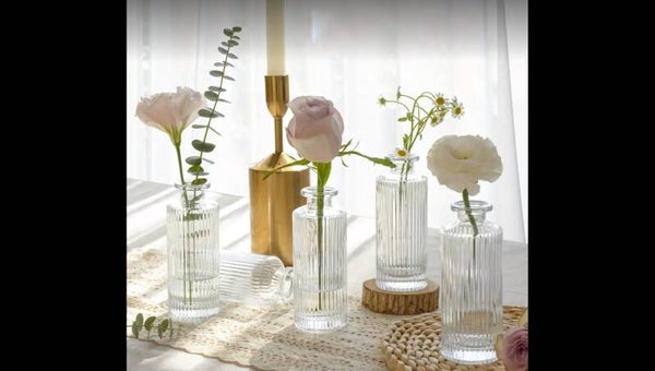 Vase verre vertical