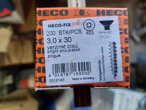 Heco-Fix plus, 3.0 x 30, PZD, 200 stuks