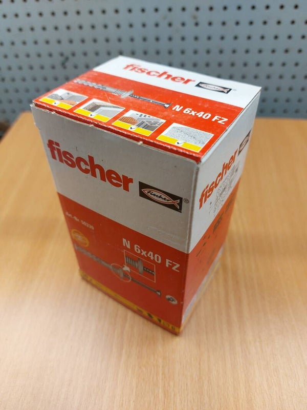 Fischer spijkerpluggen N 6x40 FZ (50 stuks)