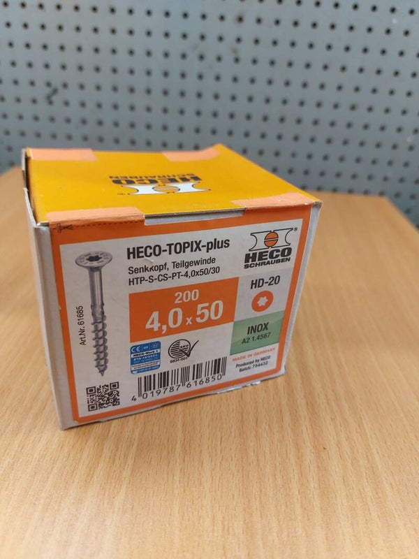 Heco-Topix-Plus 4.0 x 50 RVS