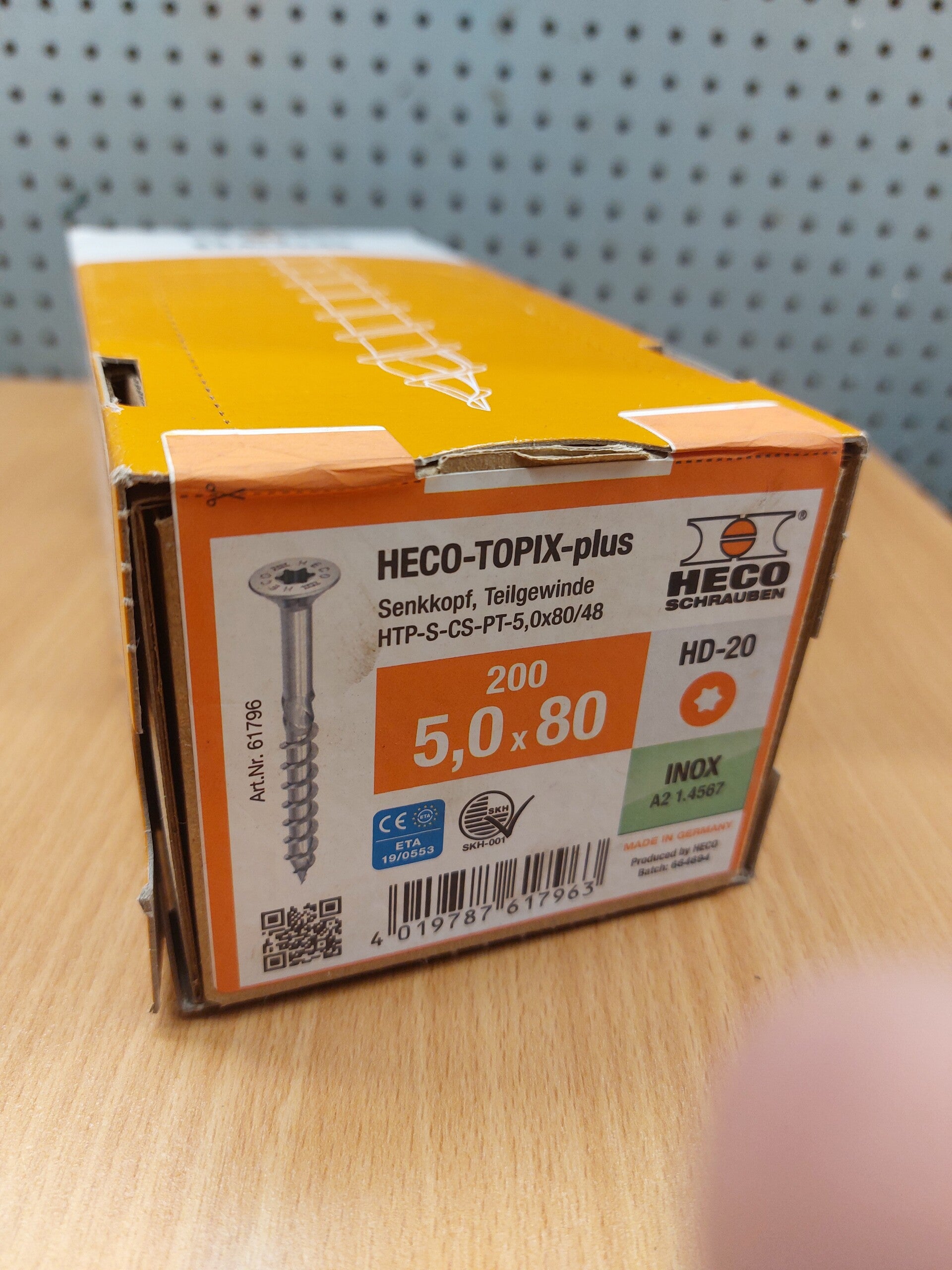 Heco-Topix-Plus 5.0 x 80 RVS