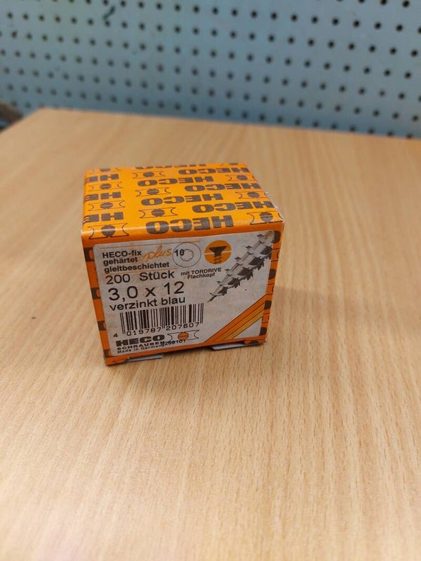 Heco-Fix-Plus schroeven 3,0x12 Torx (200 stuks)