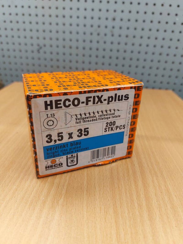 Heco-Fix-Plus schroeven 3,5x35 Torx (200 stuks)