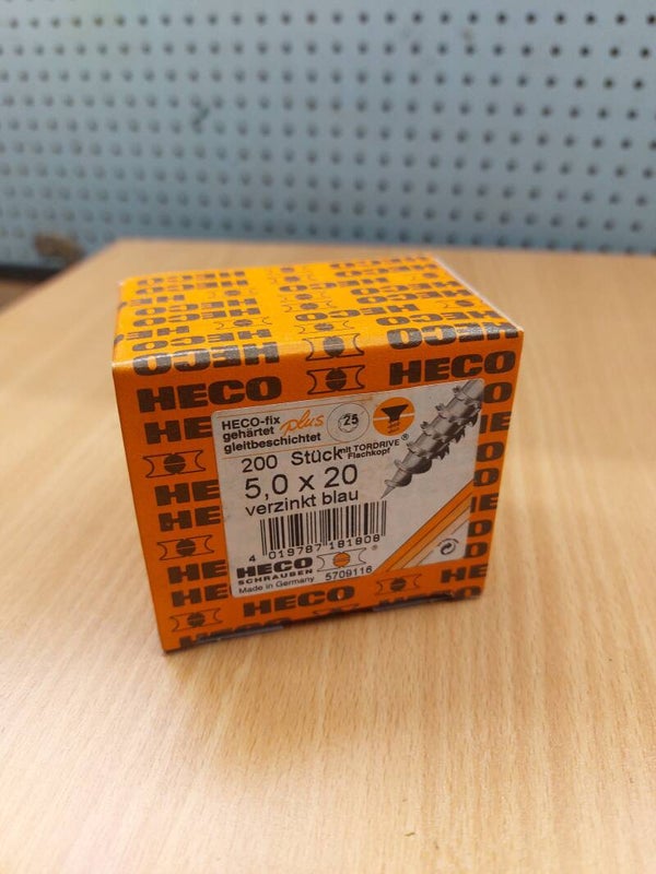 Heco-Fix-Plus schroeven 5,0x20 Torx (200 stuks)