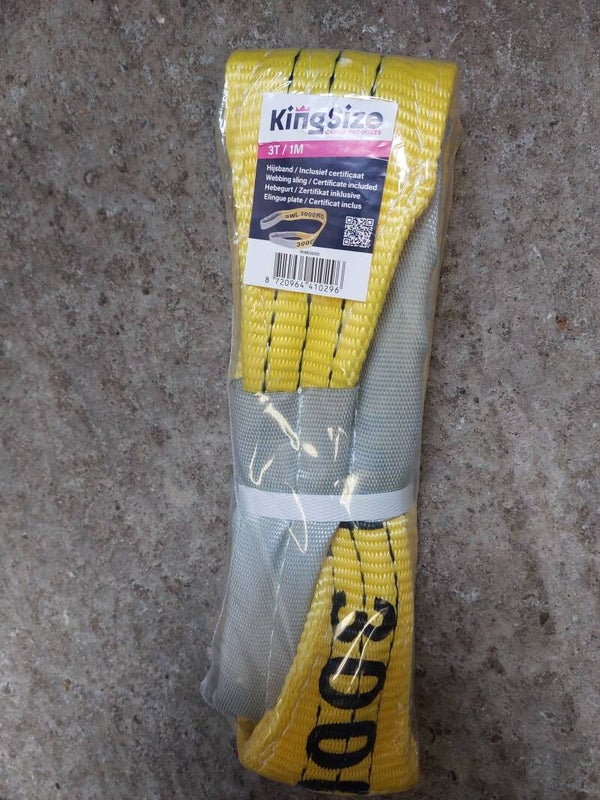 Kingsize hijsband 3 Ton / 1 Meter