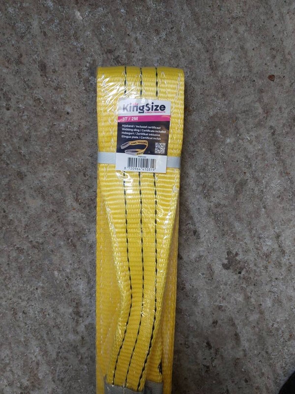 Kingsize hijsband 3 Ton / 2 Meter