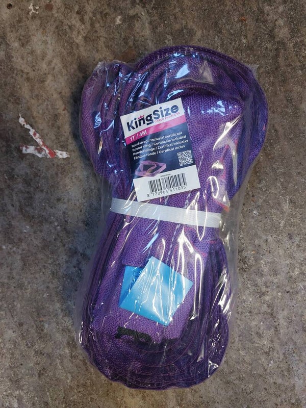 Kingsize rondstrop 1 Ton / 4 Meter