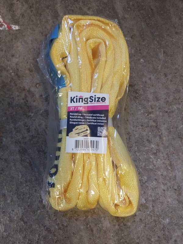 Kingsize rondstrop 3 Ton / 1 Meter
